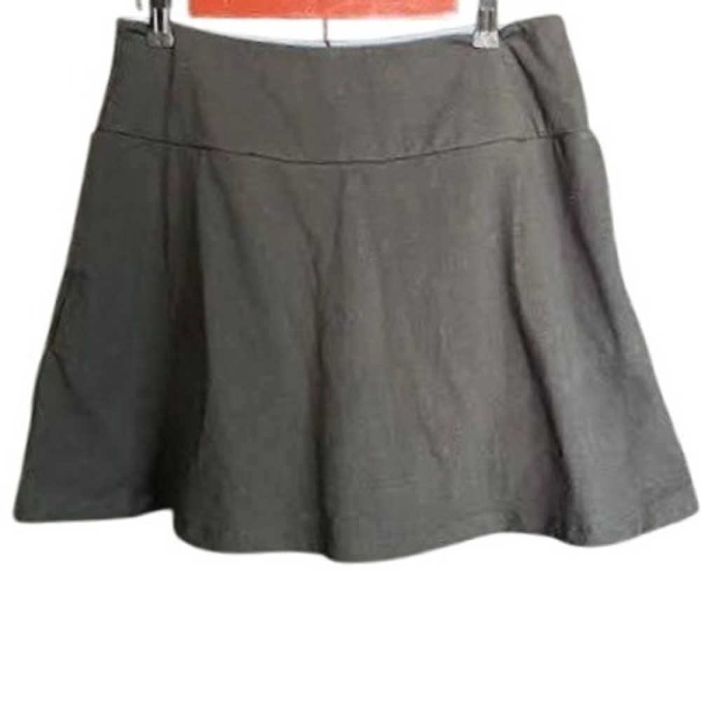 Women's Skater Skirt A Line Flared Gray Casual